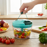 Plastic Manual Vegetable Chopper for Kitchen, Vegetable Cutter for Kitchen, Onion Chopper, Onion Cutter (Multi Colour) (750 ml)